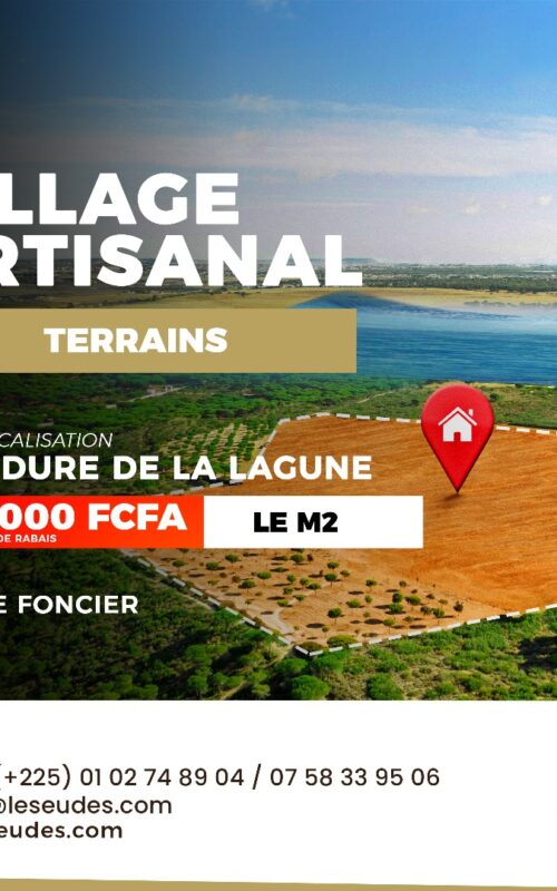 Village artisanal – bordure de la lagune